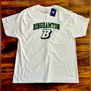 Binghamton University SUNY Binghamton Bing champion T Shirt Size XL new w/ tags